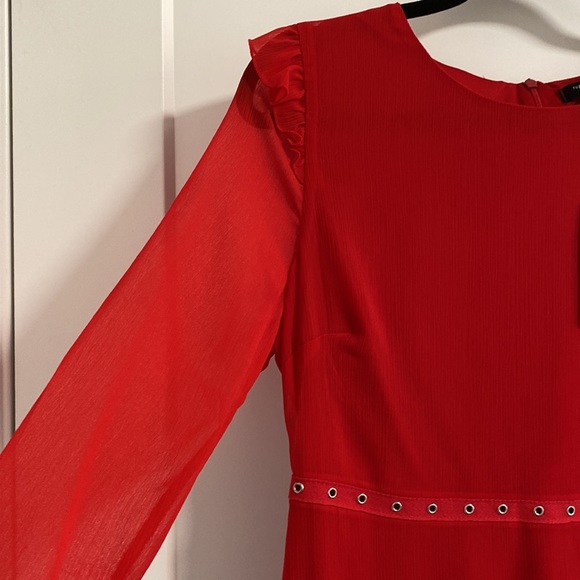 NEW LOOK Red Dress, Size 8 (NWT) - Picture 3 of 7